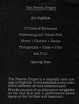 Pravda on Crosby St. in SoHo promised a radical new concept in nightlife. It stayed open one night, due to improper permits and neighbor's complaints. The first event was a party for Wet Magazine and a Fiorucci fashion show The reverse of the flyer..<br>11/08/1979.<br>SoHo Blues Collection<br>SN 283