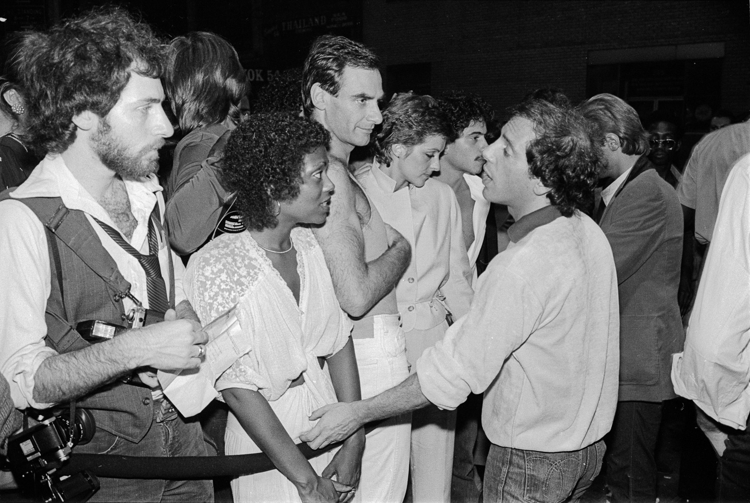 Studio 54 Crowds Outside