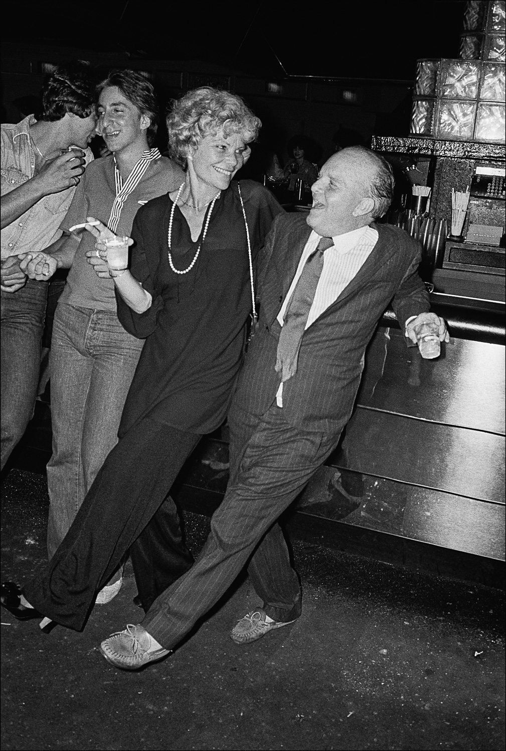 Truman Capote at Studio 54